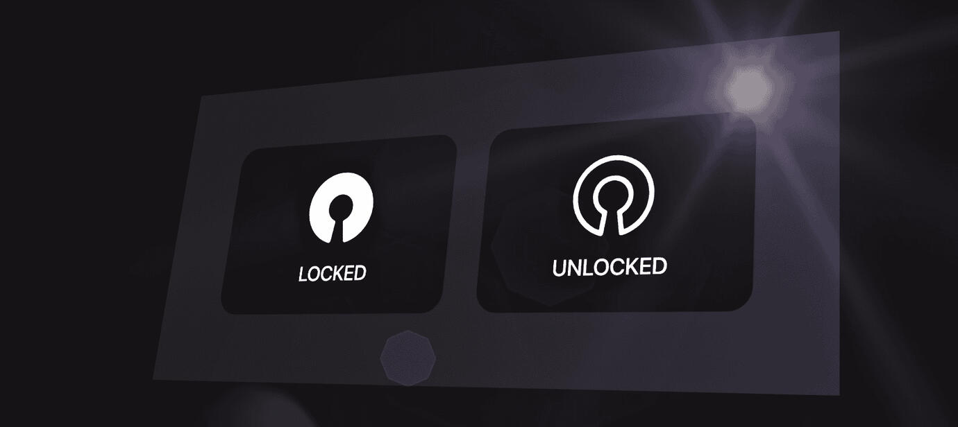 Menu Bar Icons Icon: Menu bar lock and unlock icons