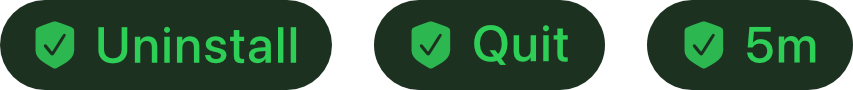 Lock Badges Icons: Main app window lock status icons
